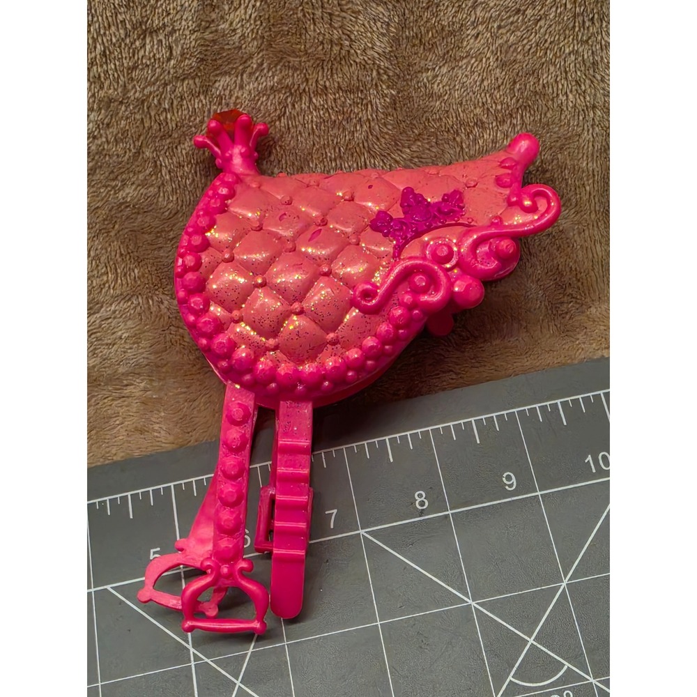 2011 Barbie Fairytale Princess Pink Sparkle Unicorn / Horse by Mattel.
